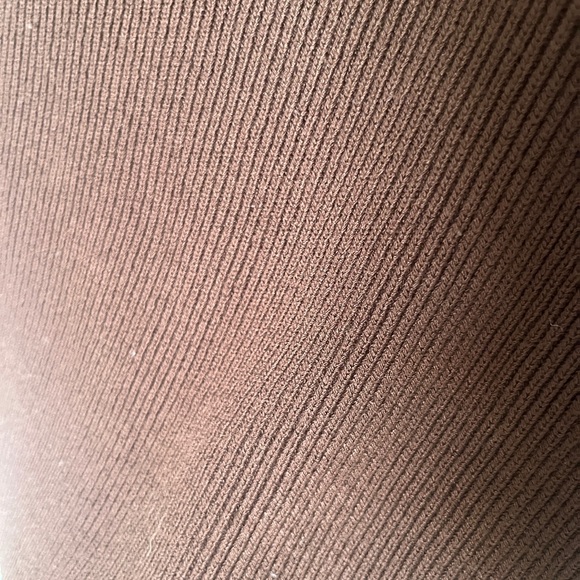 Ribbed long sleeved brown shirt CIDER size medium - Picture 5 of 6